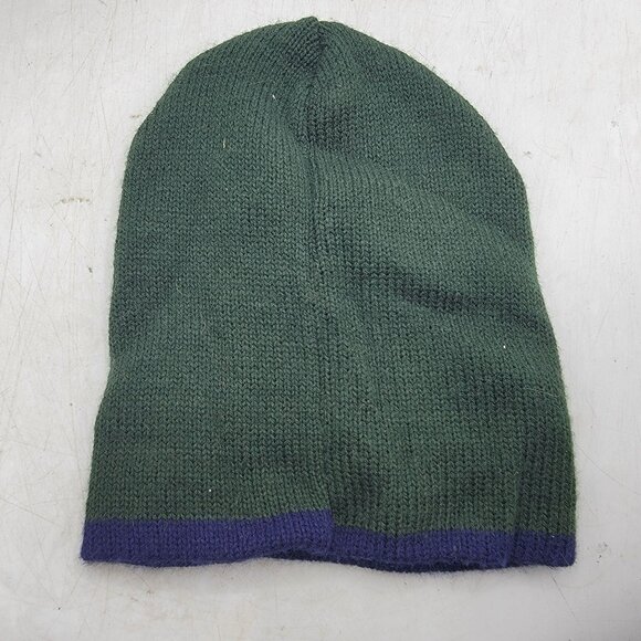 Billabong Adults Green Blue Beanie Hat Winter Warm Casual Outdoors Comfort - Picture 2 of 4